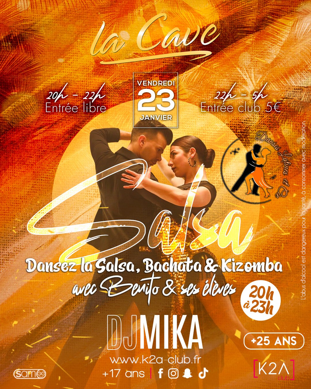 Salsa, bachata, kizomba