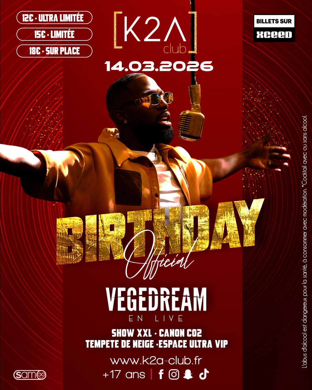 BIRTHDAY OFFICIAL - VEGEDREAM
